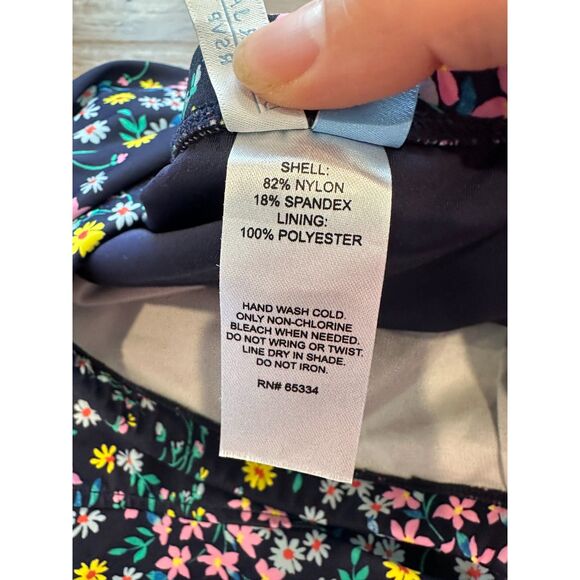 NWOT Draper James Ditsy Garden Ruffle Hem Skirted Swim Bottom Bikini Size Medium - Picture 3 of 8